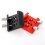 Telescope Finder Scope Base Mount Adapter Flat for Dovetail Slot 1/4 Thread Conversion Accessories Red 6