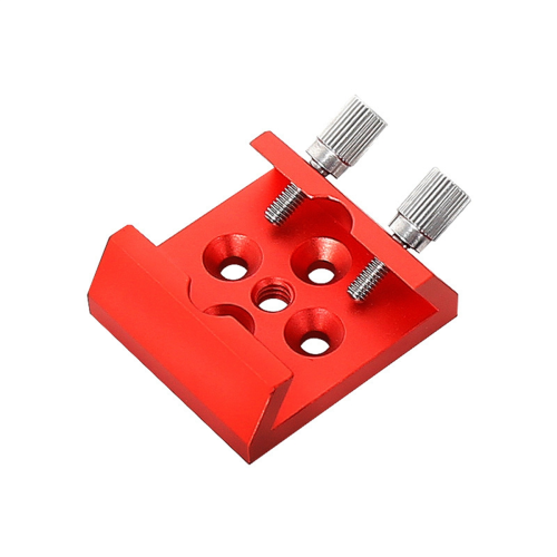 Telescope Finder Scope Base Mount Adapter Flat for Dovetail Slot 1/4 Thread Conversion Accessories Red 1