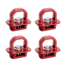 Red Truck Bed Side Wall Anchors 4Pcs Set Tie Downs Anchor for Silverdo Pickup