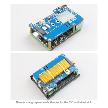 MPS2280P PCIE M.2 NVME SSD HAT for 5 Support 2280 2230 2242 Gen 3 Expansion Board