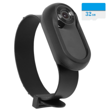 1080P HD Wireless Collar Camera Cat Dog Pet Video Recorder Body for Indoor/Outdoor with 32G Card A