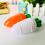 5pcs Transparent Easter Plastic Carrots Candy Box Gift Decorations D 4