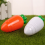5pcs Transparent Easter Plastic Carrots Candy Box Gift Decorations D 3