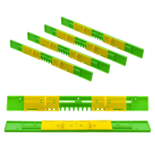6 Pack Beehive Entrance Reducer, Bee Hive Mouse Guard 8 Frame,12.5Inch Plastic Sliding Guards
