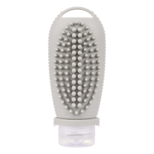 Silicone Travel Refillable Bottle Cleansing Brush Portable Shampoo Bottles Lotion Cosmetics Containers E