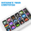 For StreamDeck Visual Keyboard LCD Button 15 Keys Live Content Creation Controller Custom for /IOS (White) 7