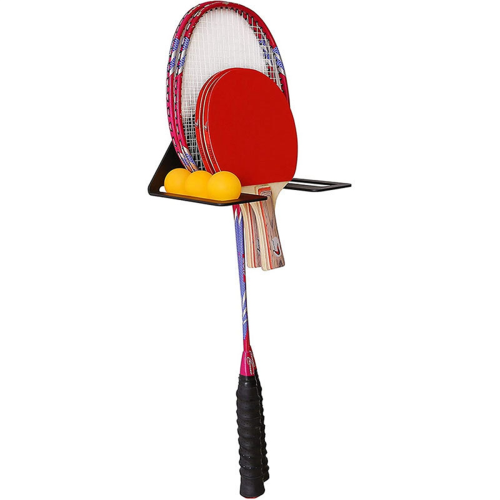 Table Tennis Paddle Holder Rack Display Wall Storage Shelf Accessories 2