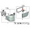 Car Right Tail Light Bulb Socket Side Rear Tray Holder for X5 E70 63217262576 5