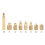 Heat Insert Nut Iron Tip TS100 Soldering Internal Thread Head M2-M8 Brass Hot Melt Insertion 3