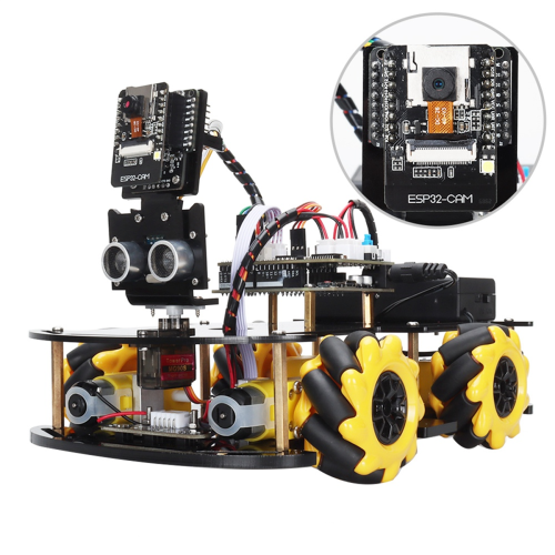 Robotic Car Kit for Programming with ESP32 Cam, Learning and Develop Smart Automation Complete 2