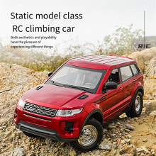 LDRC LD1299 1/14 RC Drift Car 2.4G 4WD with LED Lights Rechargeable Off-Road Truck Red