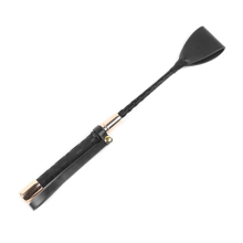 1PC Portable PU Leather Riding Whip Anti-Slip Handle Horse Racing Training