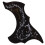 Black Flower and Bird Guitar Pickguard Decorative Self-Viscous Sticker String Guard Protection Patch 7