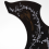 Black Flower and Bird Guitar Pickguard Decorative Self-Viscous Sticker String Guard Protection Patch 6