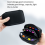 Flash Drive Storage Case - Dustproof Organizer Box for Thumb Drives and Electronic Accessories, Compact Portable,A 4