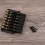 7 String Headless Metal Saddle Bridge Musical Instrument Replacement Guitar Accessories 2