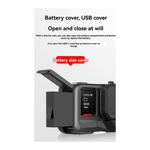 Silicone Protective Case for - Full Cover Sleeve with Lens Cap, Camera Shell Enhanced Protection 2