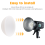 Silicone Diffuser for RC 60B, Mini Reflector Softbox, Enhances Lighting Effects 7