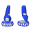 VR Accessories Non-Slip Protective Cover for Neo 3 Touch Controller Silicone Case Neo3 Headset Blue 2
