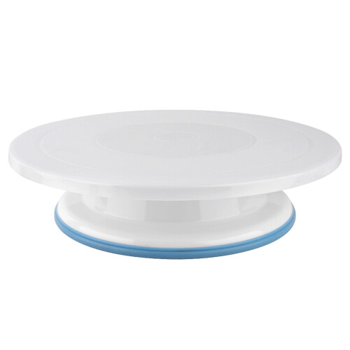 1Pc Round Cake Turntable Rotating Platform Stand