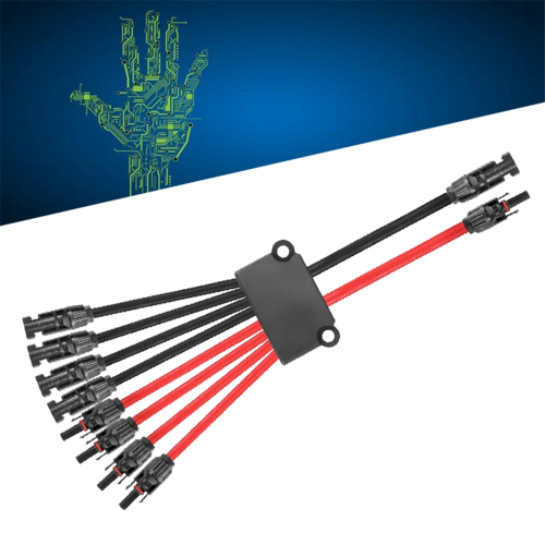 Solar Connectors Cable 2 to 8 Y Branch Connector for Panel 2
