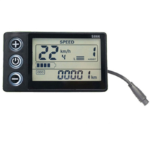 24V 36V 48V 60V Waterproof LCD Display S866 Controller Panel Dashboard Electric Bike for Scooter 6Pin