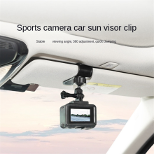 Car Sun Visor Mount for 12 11 10 , 3/4 Action Camera Accessories