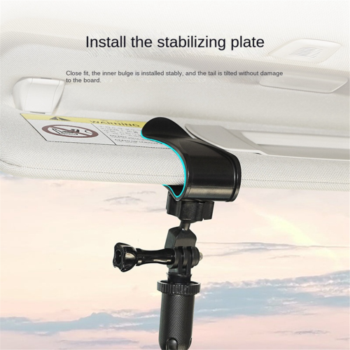 Car Sun Visor Mount for 12 11 10 , 3/4 Action Camera Accessories 2