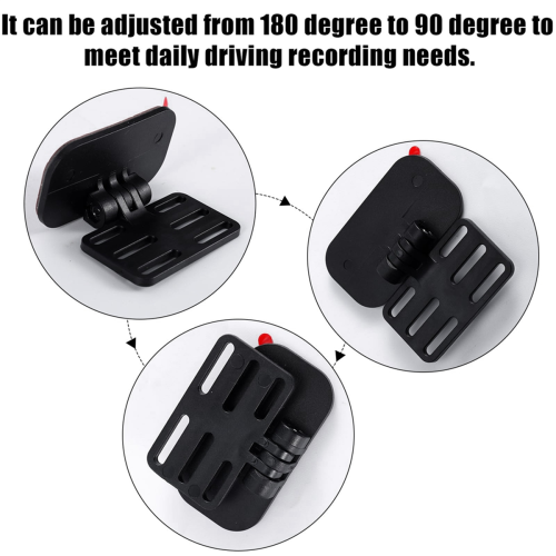 Rear Camera Holder,Adhesive Backup Mount Dash Cam Mirror View Bracket Reverse Holde 2