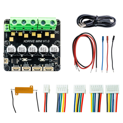 XDrive MINI High-Precision Brushless Servo Motor Controller, Based on ODrive3.6 with AS5047P Board