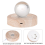 Round Stand Led Rotating Display Base for Crystals Lighted 8 Light Modes Pedestals(Silver) 5