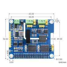 For 2CH Isolated CAN Expansion HAT MCP2515 7-36V for Series/ Nano