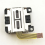 White 3D Rocker Joystick for GO Console Analog Go Controller 6