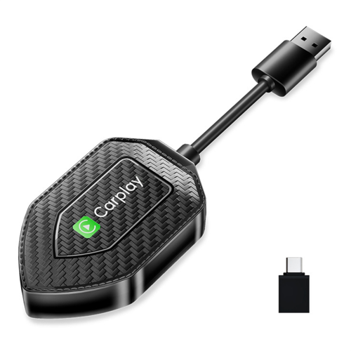 2 in 1 Wireless Adapter Carplay Android Auto Car Convert Wired to Box