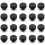 20PCS Thin Knob Cap Potentiometer 14x6MM Volume Power Amplifier Adjustment 8