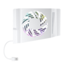 Side-Mounted Cooling Fan with LED Light Ports Game Console for SLIM Accessori