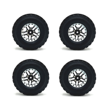 4PCS Upgraded RC Car Tire for MN 1/12 MN82 LC79 MN78 1/16 C14 C24 Parts Black