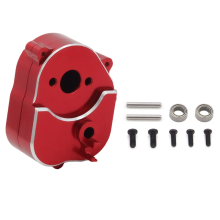 For 1/12 MN82 LC79 MN78 Transmission Metal Housing RC Car Upgrade Parts Accessories Red
