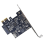 PCI-E 1X to USB3.2 GEN1 USB-A+Type-C+TYPE-E Front Adapter Card PCIe Type-C Type-E 5Gbps Expansion 5