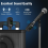 Guitar Wireless Microphone System XLR Transmitter and Receiver for Dynamic Wired 4