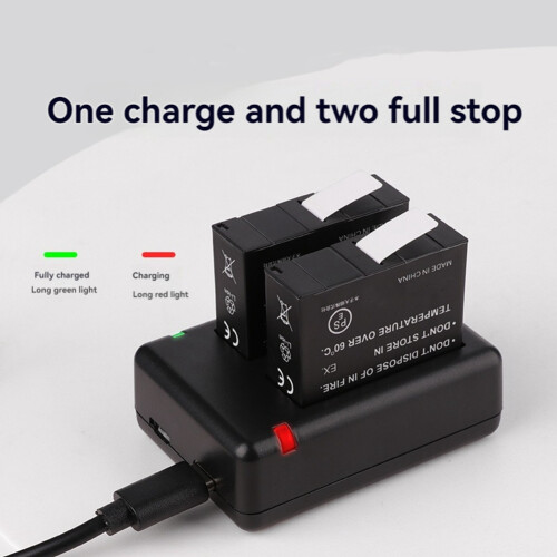 Dual Battery Charger for Pro Camera Chargers Action 2