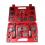 22PCS Disc Brake Caliper Tool Kit Piston Compressor Set for Pad Replac Reset with Case Red 6