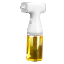 Electric Olive Oil Sprayer for Cooking, 8.5oz/250ml Adjustable Misting Range Dispenser Bottle with Led Light