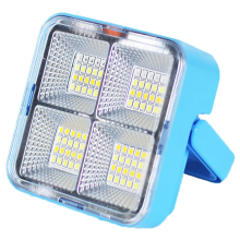 Rechargeable Solar LED Spotlight - USB Outdoor Floodlight, Powerful Projector Construction Lamp for Enhanced Visibility
