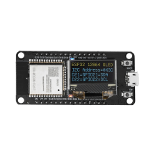 ESP32 ESP-WROOM-32D WIFI Bluetooth Development Board CH340 with 0.96 OLED Screen Yellow Blue Display Micro-USB