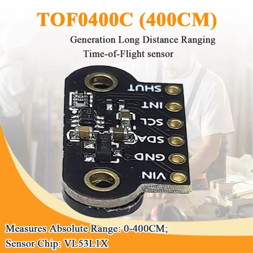 Laser Ranging Sensor Module for STM32 Measure Flight Distance 4M I2C Output TOF0400C 2