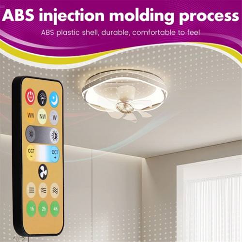 10pcs Wireless Switches, 3-Speed Timing Remote Control, for E27 Ceiling Fan Light, 1-4h Control 2