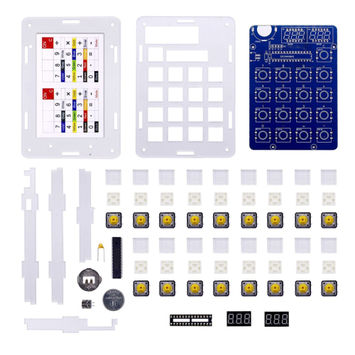 Soldering Practice Kit, 6 Digits DIY Calculator Kit USB/Battery Powered Desk Project