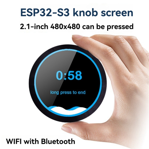 ESP32-S3 Development Board LVGL 2.1inch Rotary Display Smart LCD Knob Switch with Adapter for B 2