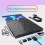External DVD RW Drive USB 3.0 Type C 7 In1 Interface Slim CD Writer Burner Reader Player Optical for Laptop PC 3